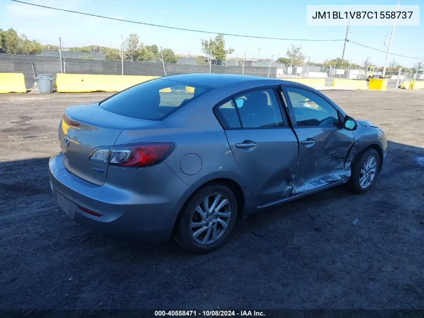 2012 Mazda Mazda3 I Touring VIN: JM1BL1V87C1558737 Lot: 40558471