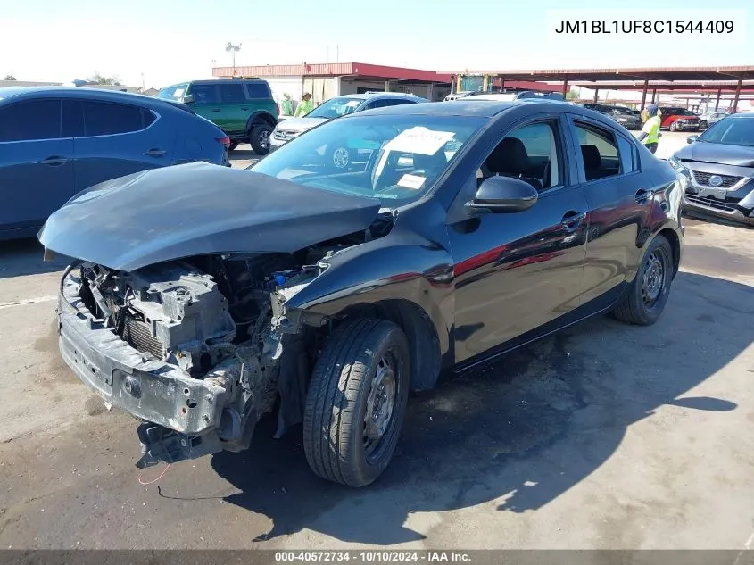 2012 Mazda Mazda3 I Sport VIN: JM1BL1UF8C1544409 Lot: 40572734