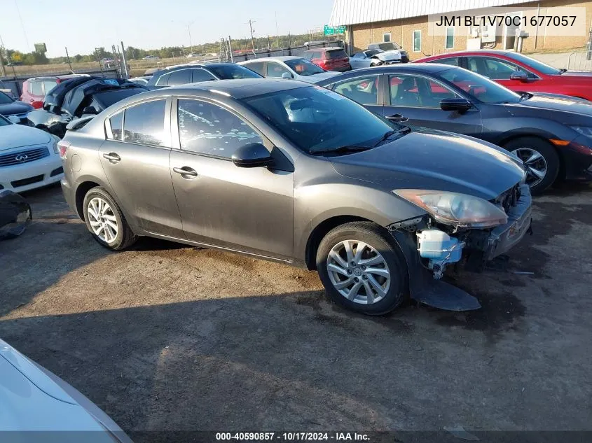 2012 Mazda Mazda3 I Touring VIN: JM1BL1V70C1677057 Lot: 40590857