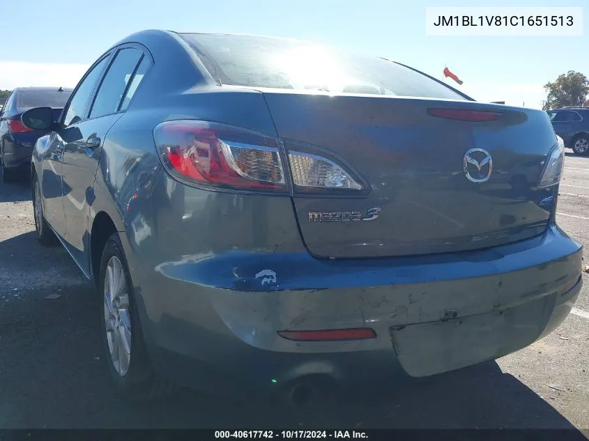 JM1BL1V81C1651513 2012 Mazda Mazda3 I Touring