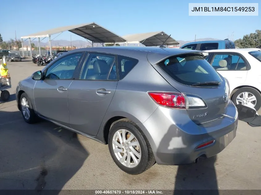 2012 Mazda Mazda3 I Grand Touring VIN: JM1BL1M84C1549253 Lot: 40657670