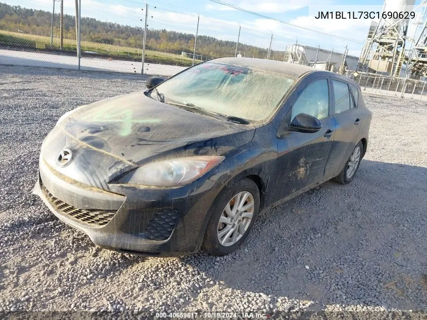 2012 Mazda Mazda3 I Touring VIN: JM1BL1L73C1690629 Lot: 40659617