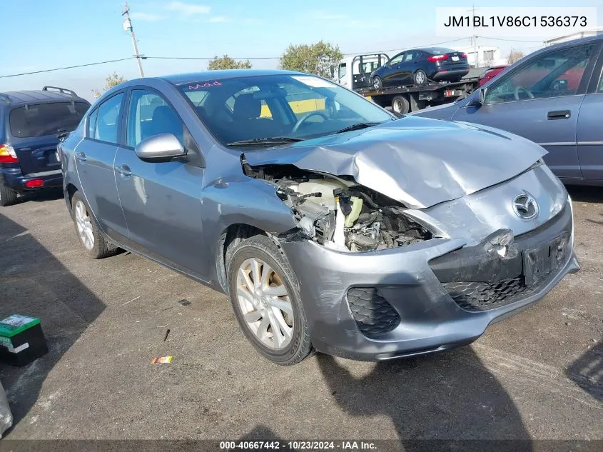 2012 Mazda Mazda3 I Touring VIN: JM1BL1V86C1536373 Lot: 40667442