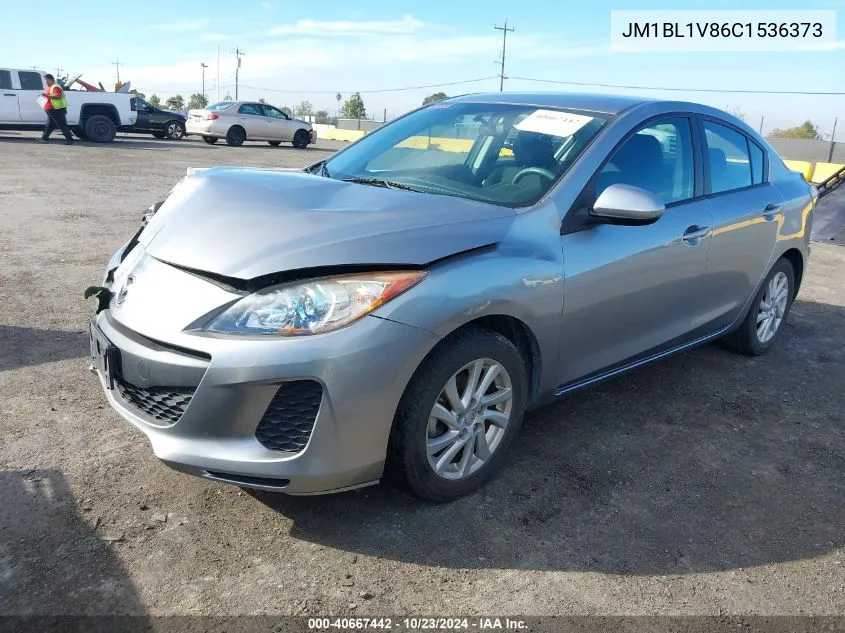 2012 Mazda Mazda3 I Touring VIN: JM1BL1V86C1536373 Lot: 40667442