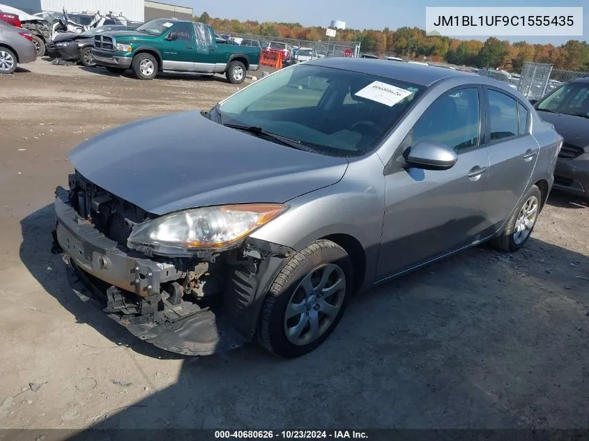 2012 Mazda Mazda3 I Sport VIN: JM1BL1UF9C1555435 Lot: 40680626