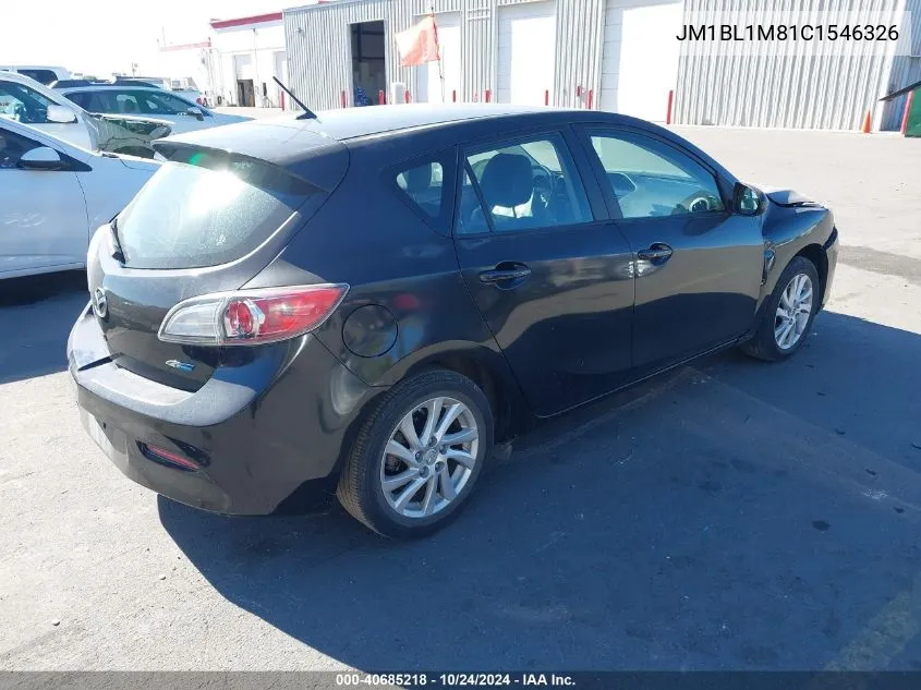 2012 Mazda Mazda3 I Grand Touring VIN: JM1BL1M81C1546326 Lot: 40685218