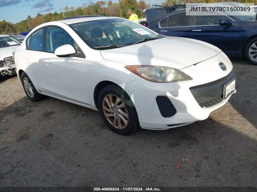 2012 Mazda Mazda3 I Touring VIN: JM1BL1V78C1600369 Lot: 40806834