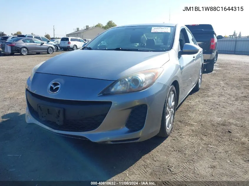 JM1BL1W88C1644315 2012 Mazda Mazda3 I Grand Touring