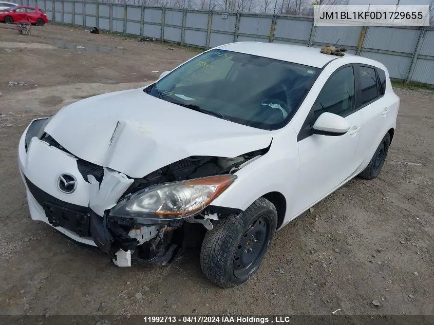 JM1BL1KF0D1729655 2013 Mazda Mazda3