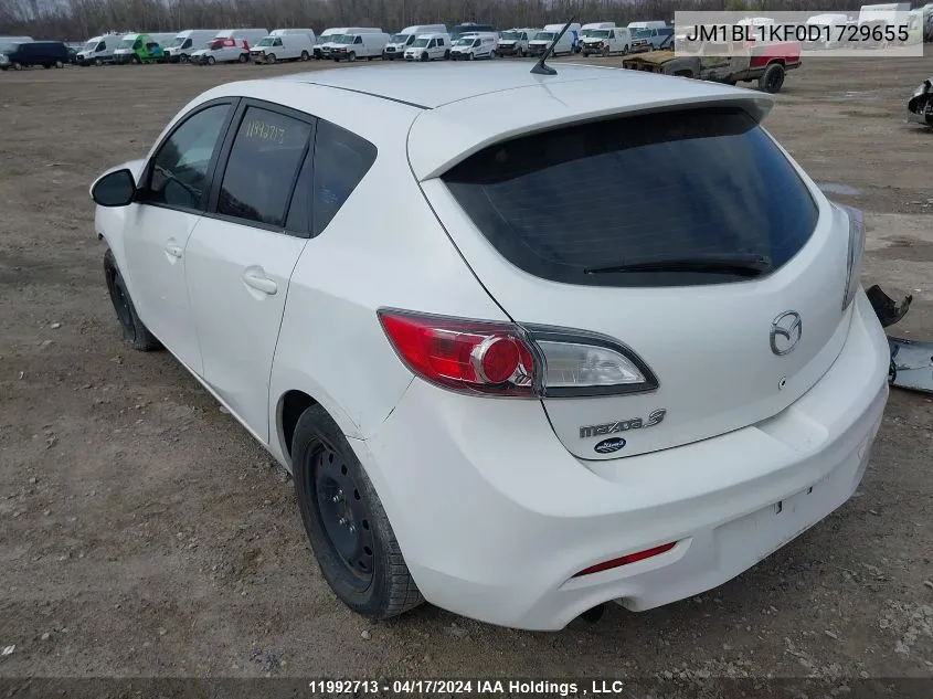 JM1BL1KF0D1729655 2013 Mazda Mazda3