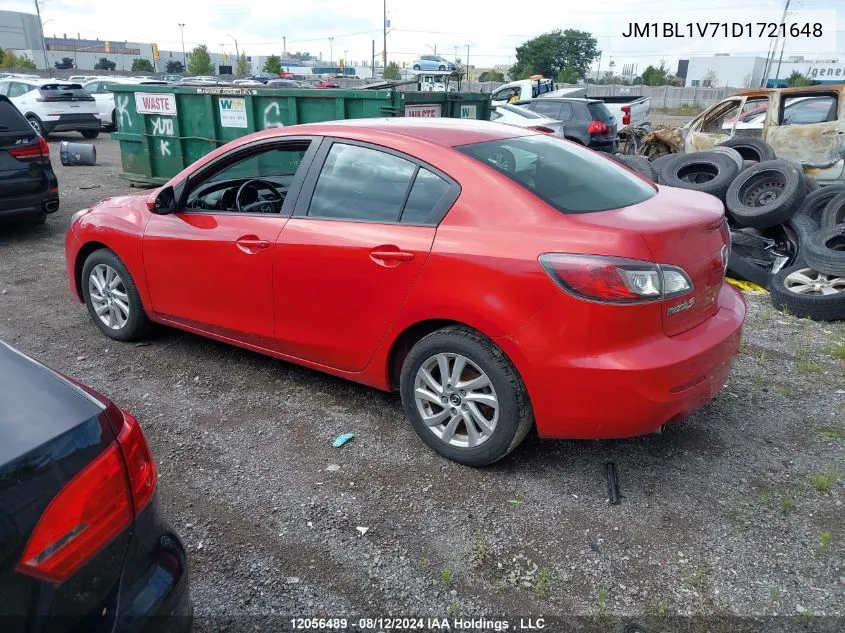 JM1BL1V71D1721648 2013 Mazda Mazda3