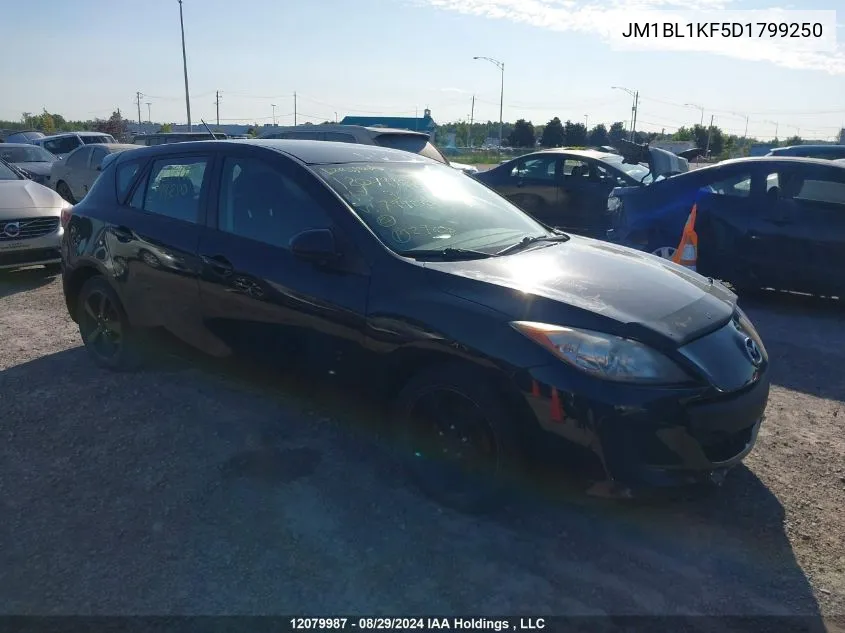 JM1BL1KF5D1799250 2013 Mazda 3 I