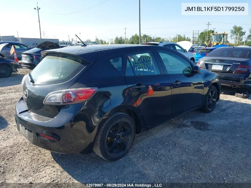 JM1BL1KF5D1799250 2013 Mazda 3 I