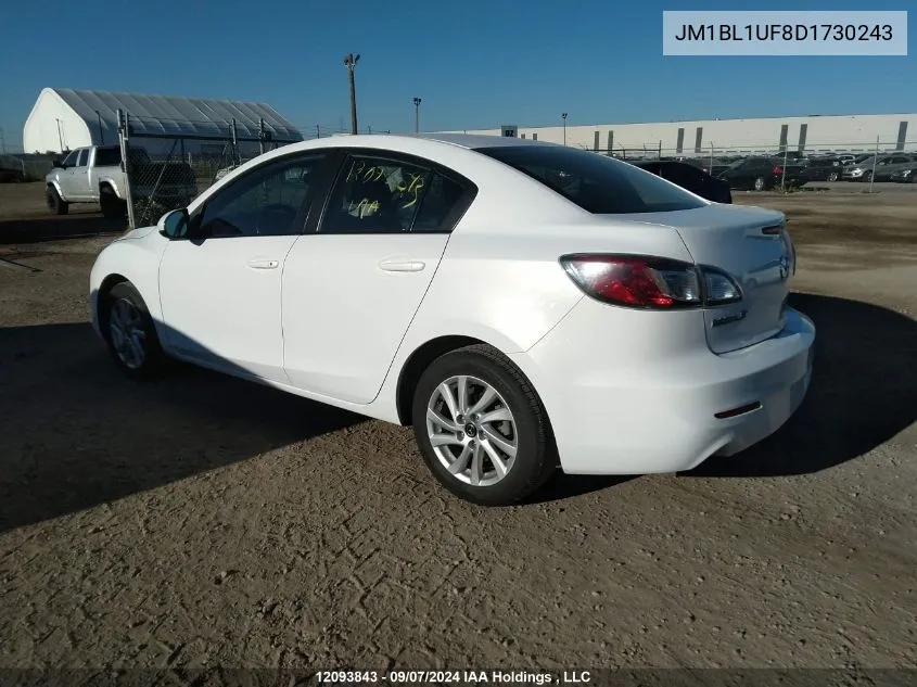 JM1BL1UF8D1730243 2013 Mazda Mazda3