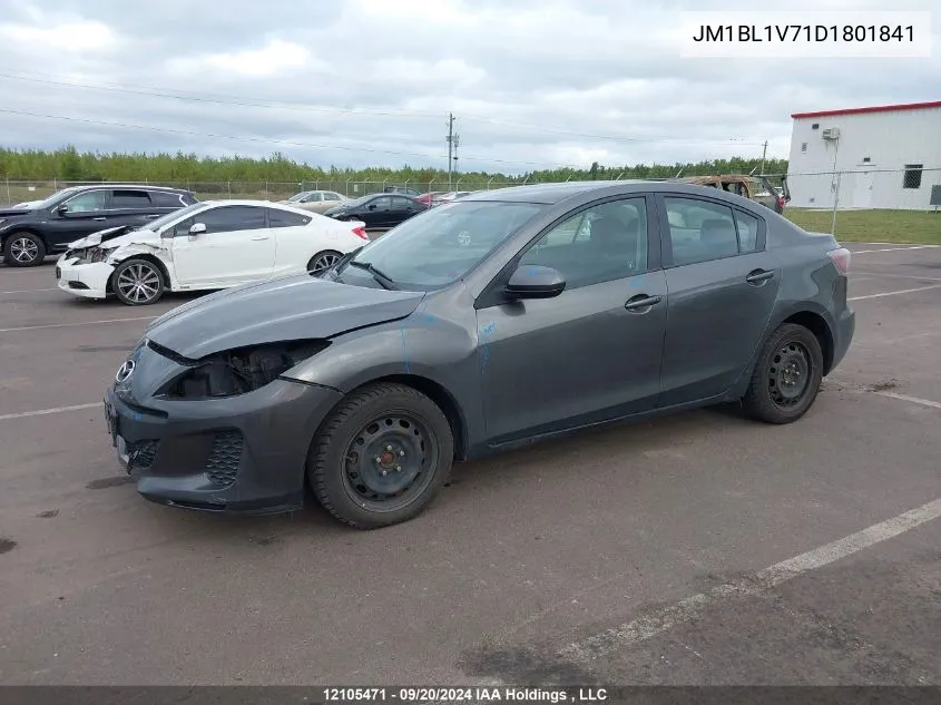 JM1BL1V71D1801841 2013 Mazda 3 I