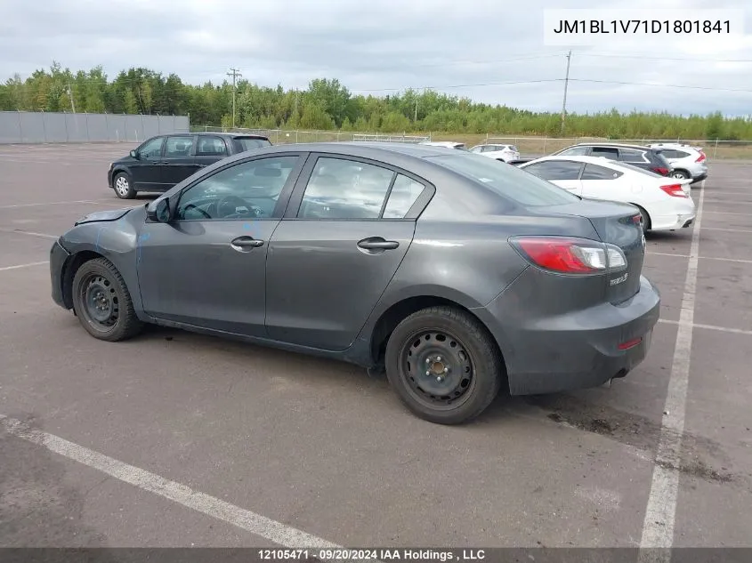 JM1BL1V71D1801841 2013 Mazda 3 I