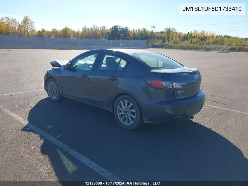 2013 Mazda Mazda3 VIN: JM1BL1UF5D1733410 Lot: 12129088