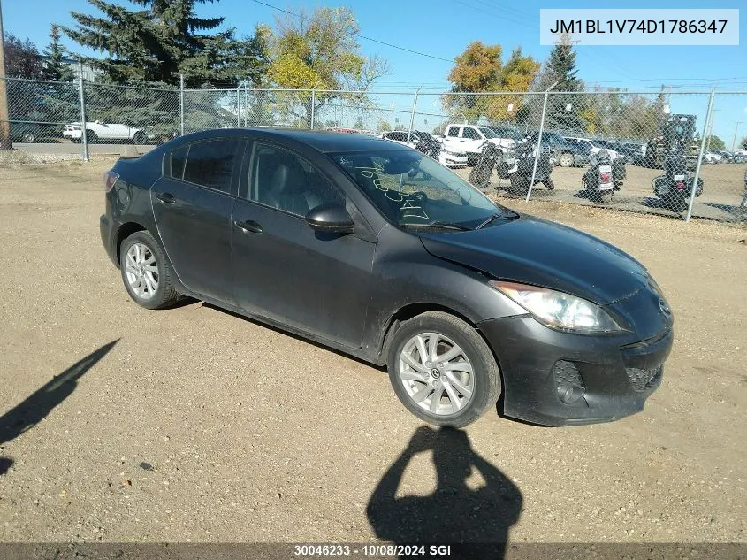 2013 Mazda 3 I VIN: JM1BL1V74D1786347 Lot: 30046233