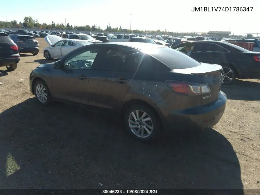 JM1BL1V74D1786347 2013 Mazda 3 I