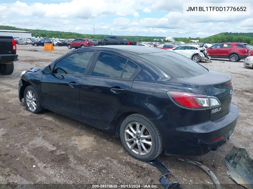 2013 Mazda Mazda3 I Sv VIN: JM1BL1TF0D1776652 Lot: 39370630