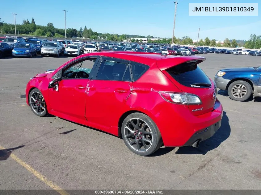 2013 Mazda Mazdaspeed3 Touring VIN: JM1BL1L39D1810349 Lot: 39696734