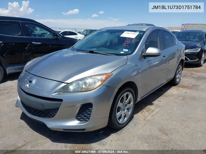 2013 Mazda Mazda3 I Sport VIN: JM1BL1U73D1751784 Lot: 39827489