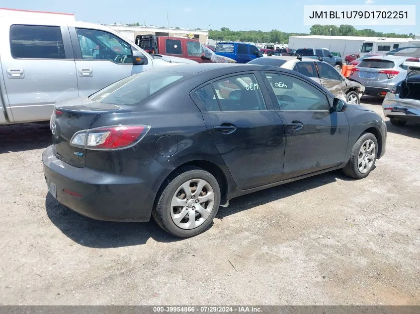 JM1BL1U79D1702251 2013 Mazda Mazda3 I Sport