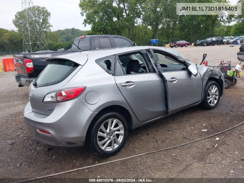 2013 Mazda Mazda3 I Touring VIN: JM1BL1L73D1815405 Lot: 40010376