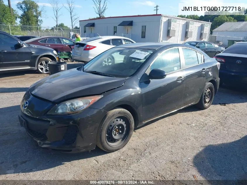 2013 Mazda Mazda3 VIN: JM1BL1TG0D1727718 Lot: 40860926