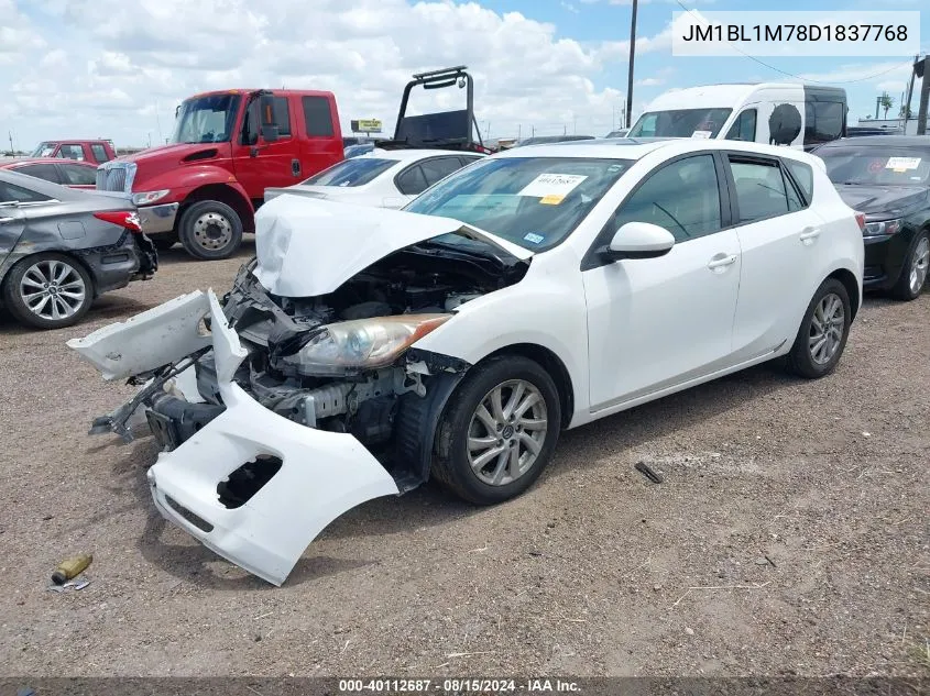 2013 Mazda Mazda3 I Grand Touring VIN: JM1BL1M78D1837768 Lot: 40112687