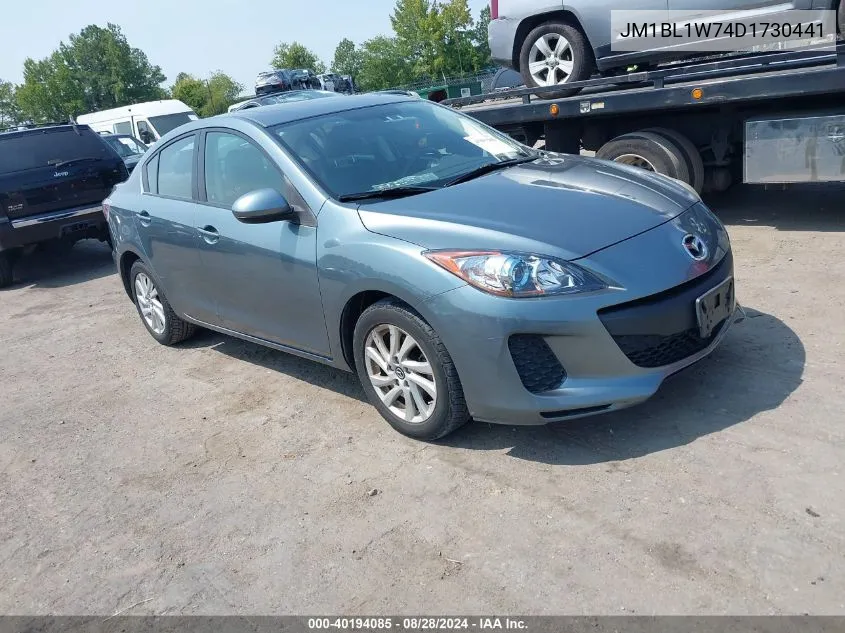 2013 Mazda Mazda3 I Grand Touring VIN: JM1BL1W74D1730441 Lot: 40194085