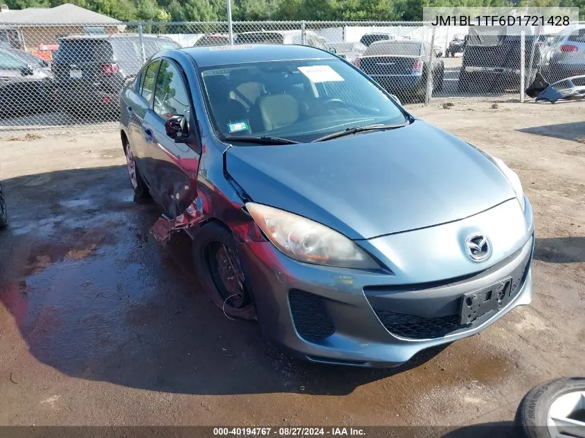 JM1BL1TF6D1721428 2013 Mazda Mazda3 I Sv