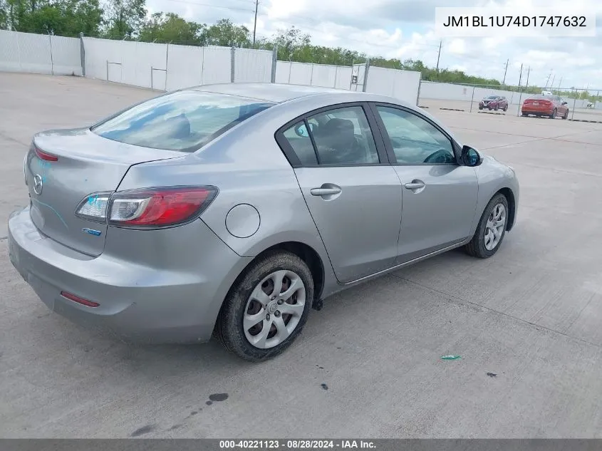 JM1BL1U74D1747632 2013 Mazda Mazda3 I Sport