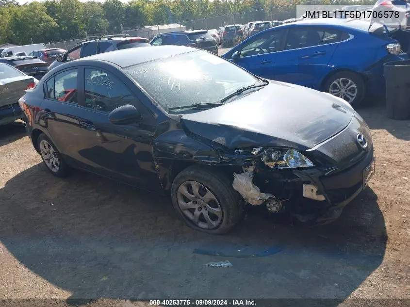 2013 Mazda Mazda3 I Sv VIN: JM1BL1TF5D1706578 Lot: 40253775