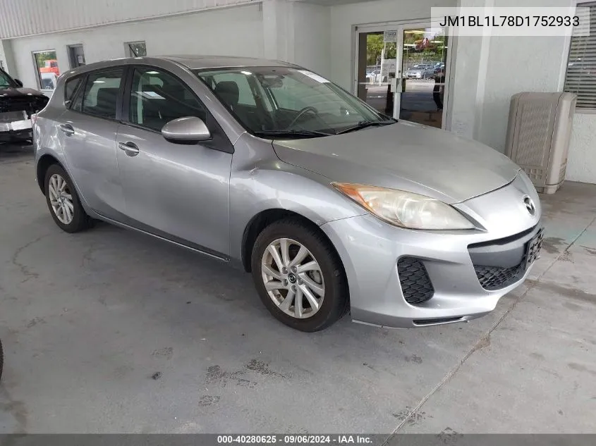 2013 Mazda Mazda3 I Touring VIN: JM1BL1L78D1752933 Lot: 40280625