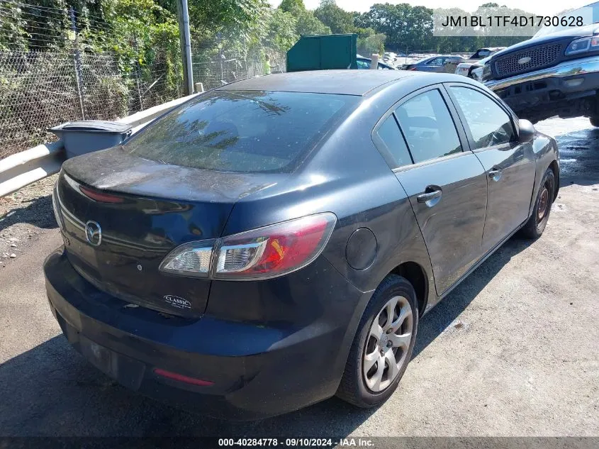 2013 Mazda Mazda3 I Sv VIN: JM1BL1TF4D1730628 Lot: 40284778