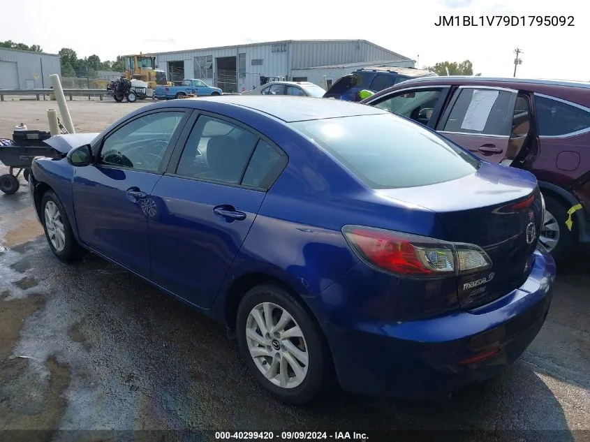 2013 Mazda Mazda3 I Touring VIN: JM1BL1V79D1795092 Lot: 40299420