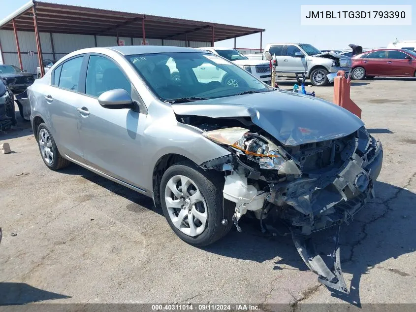 2013 Mazda Mazda3 I Sv VIN: JM1BL1TG3D1793390 Lot: 40311014