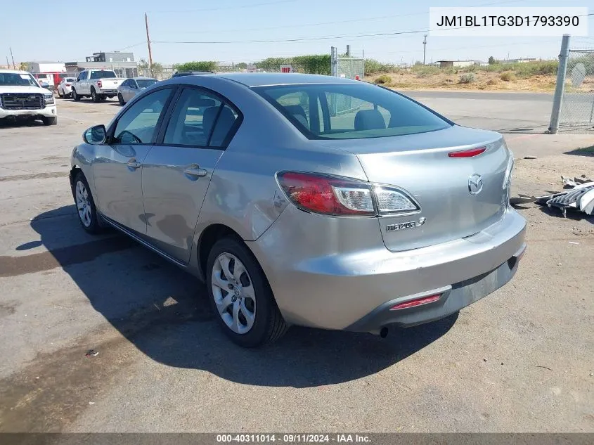 2013 Mazda Mazda3 I Sv VIN: JM1BL1TG3D1793390 Lot: 40311014