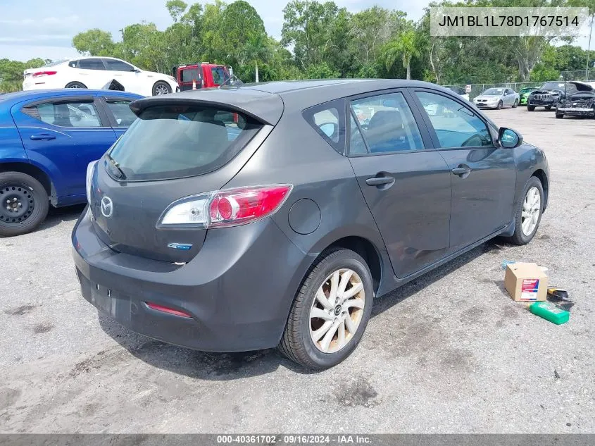 2013 Mazda Mazda3 I Touring VIN: JM1BL1L78D1767514 Lot: 40361702