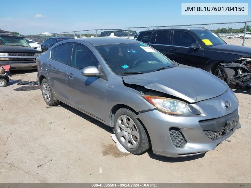 2013 Mazda 3 I VIN: JM1BL1U76D1784150 Lot: 40395501