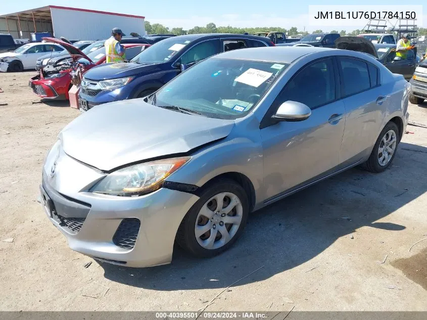 2013 Mazda 3 I VIN: JM1BL1U76D1784150 Lot: 40395501