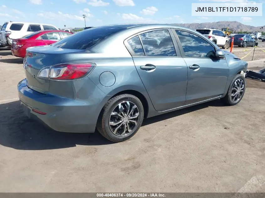 2013 Mazda Mazda3 I Sv VIN: JM1BL1TF1D1718789 Lot: 40406374