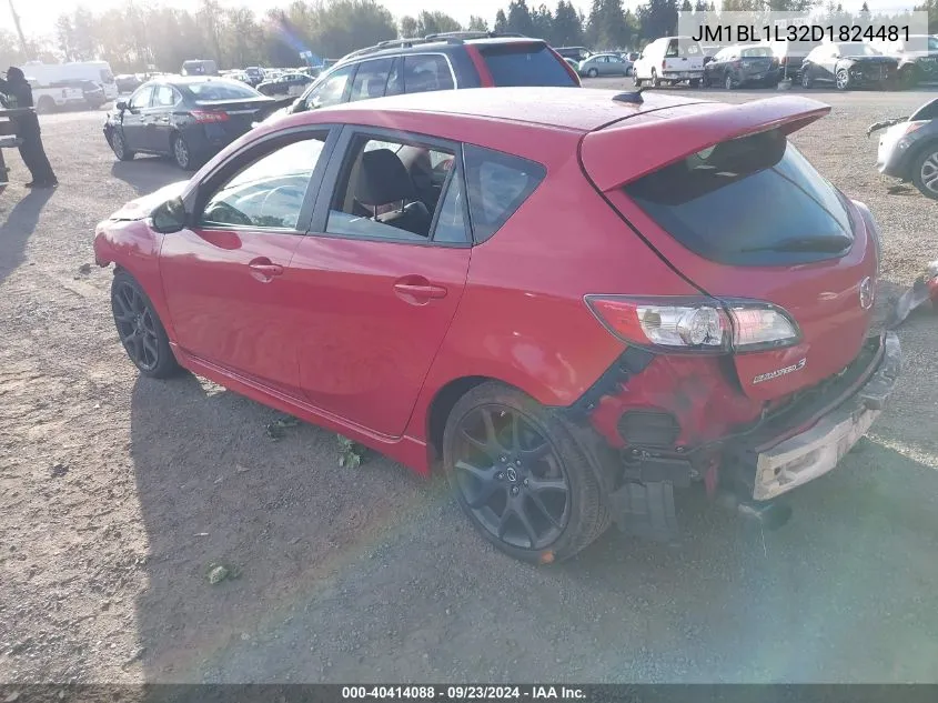 JM1BL1L32D1824481 2013 Mazda Speed 3