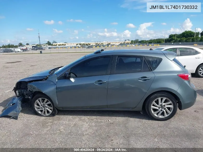 2013 Mazda Mazda3 I VIN: JM1BL1L74D1730332 Lot: 40425434