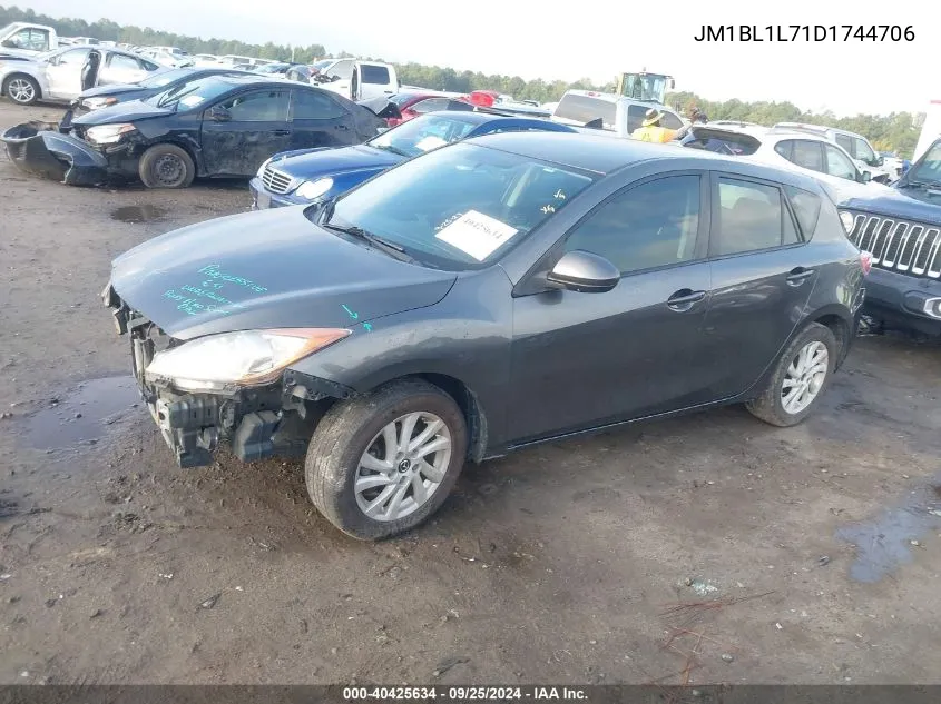 2013 Mazda Mazda3 I Touring VIN: JM1BL1L71D1744706 Lot: 40425634