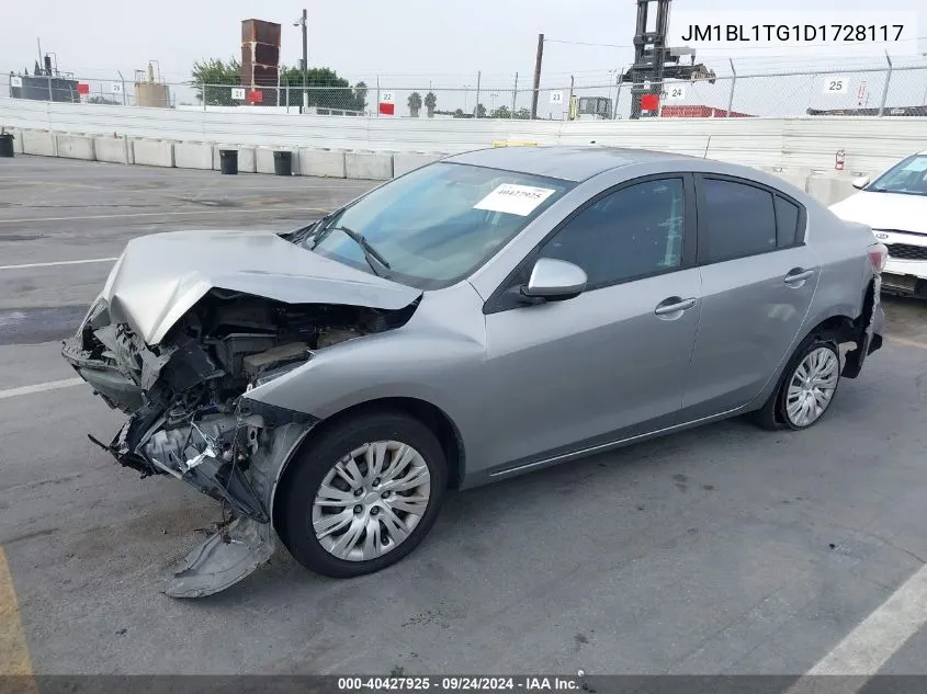 2013 Mazda Mazda3 I Sv VIN: JM1BL1TG1D1728117 Lot: 40427925