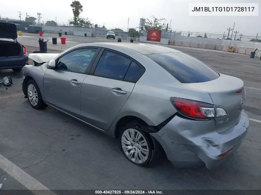 2013 Mazda Mazda3 I Sv VIN: JM1BL1TG1D1728117 Lot: 40427925