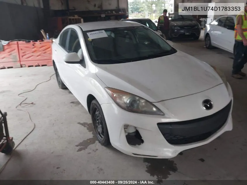 2013 Mazda Mazda3 I Sport VIN: JM1BL1U74D1783353 Lot: 40443408