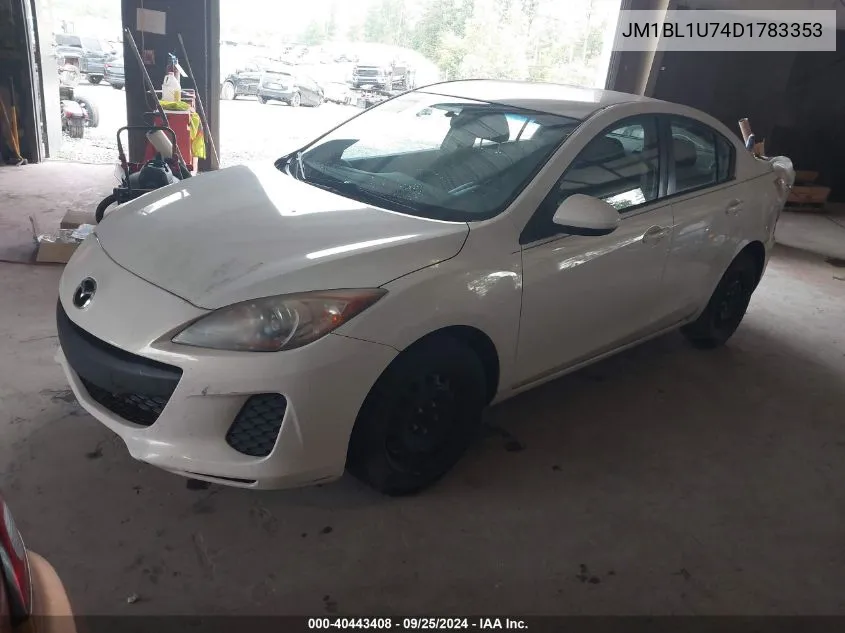 2013 Mazda Mazda3 I Sport VIN: JM1BL1U74D1783353 Lot: 40443408